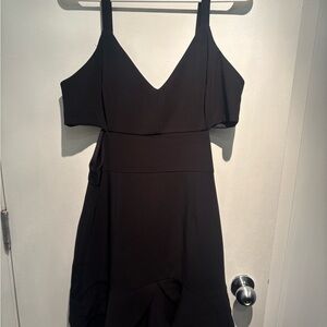 BNWT Adelyn Rae Black Mini Cut Out Dress Black Size Large